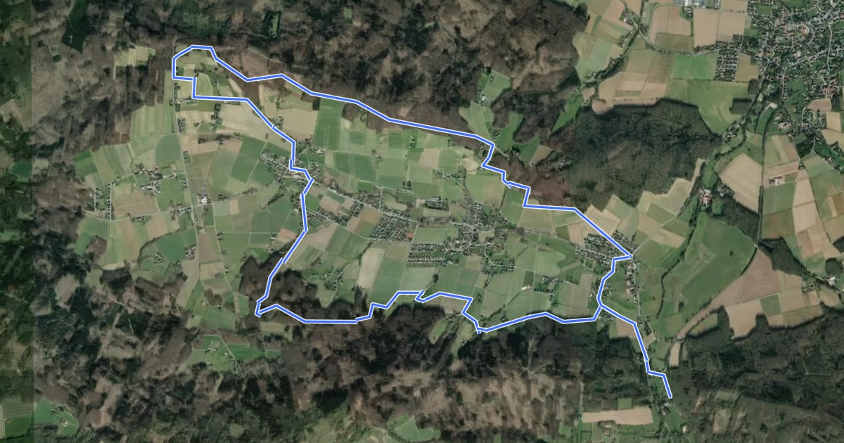 Маршрут Eggetaler Panorama Rundwanderweg на спутниковом снимке