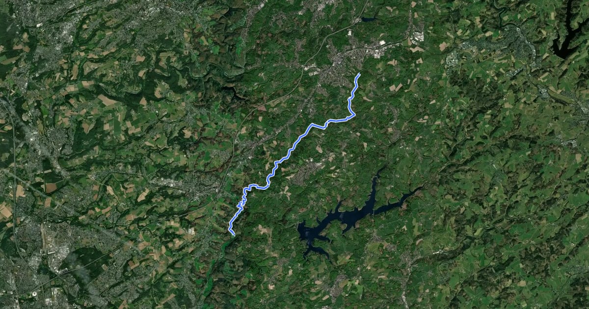 Маршрут Eifgenbachweg Streifzug [5] на спутниковом снимке