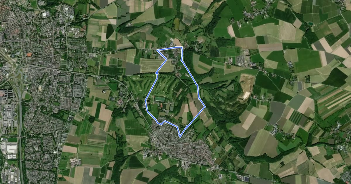 Маршрут Eijsden-Margraten Be2 Afrikamuseum на спутниковом снимке