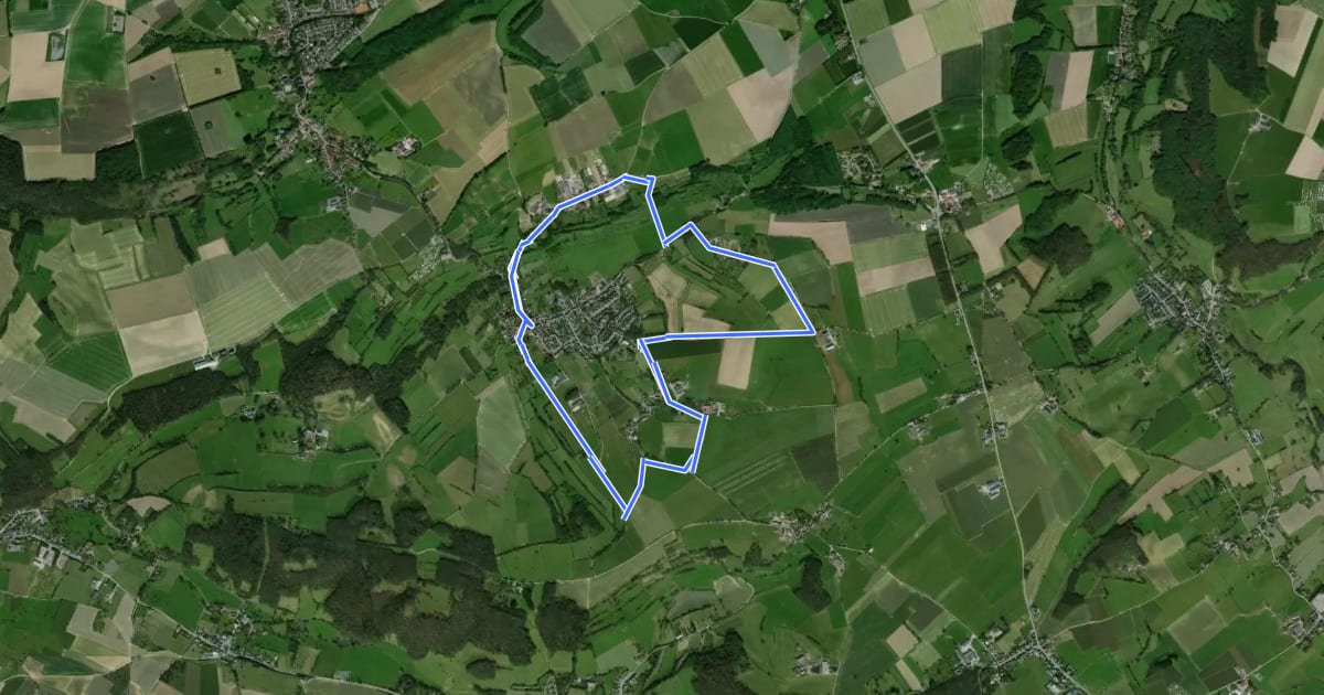 Маршрут Eijsden-Margraten NB1 Noorbeek на спутниковом снимке
