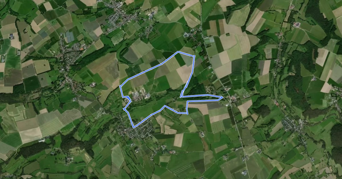Маршрут Eijsden-Margraten NB2 Noorbeek на спутниковом снимке