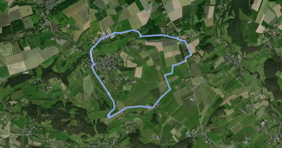 Маршрут Eijsden-Margraten NB5 Noorbeek на спутниковом снимке