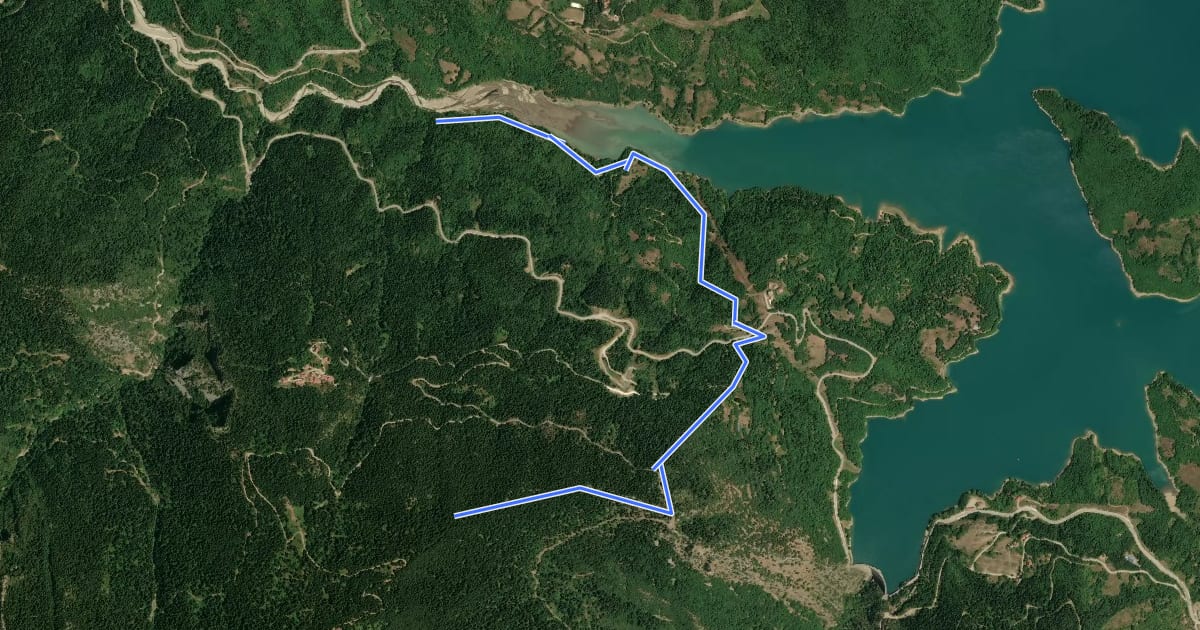 Маршрут Ekvoli Karitsioti - Alonaki - Paratiritirio - Pano Diakladosi Katafigio Elatakos на спутниковом снимке