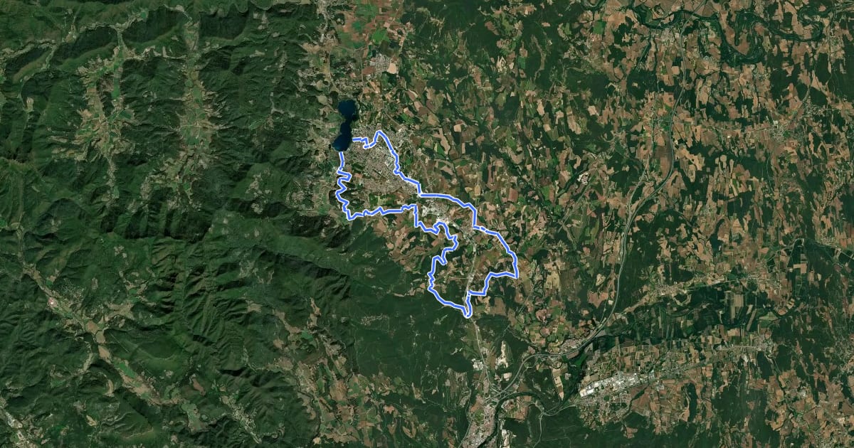 Маршрут El Camí: Brancal del Pla de l'Estany на спутниковом снимке