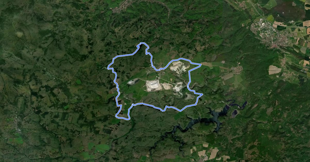 Маршрут EL1 Bodfeldtour на спутниковом снимке
