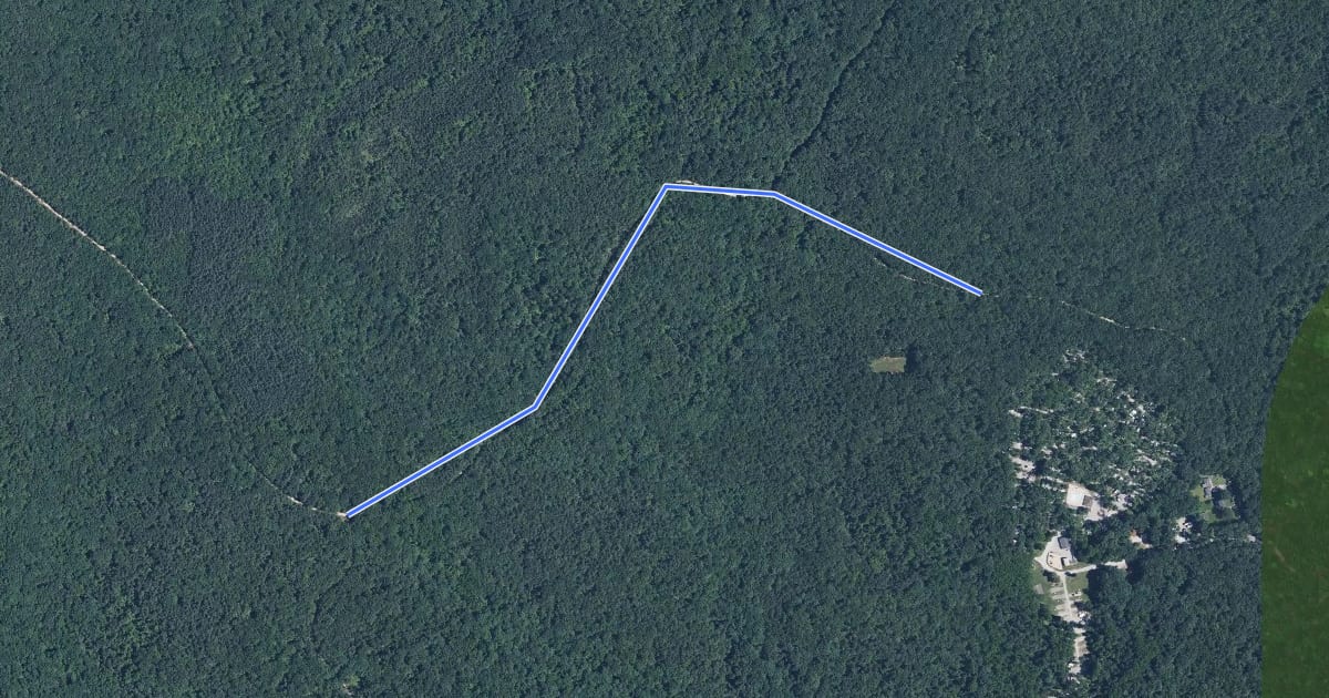 Маршрут Elk Neck - Trail 3 на спутниковом снимке