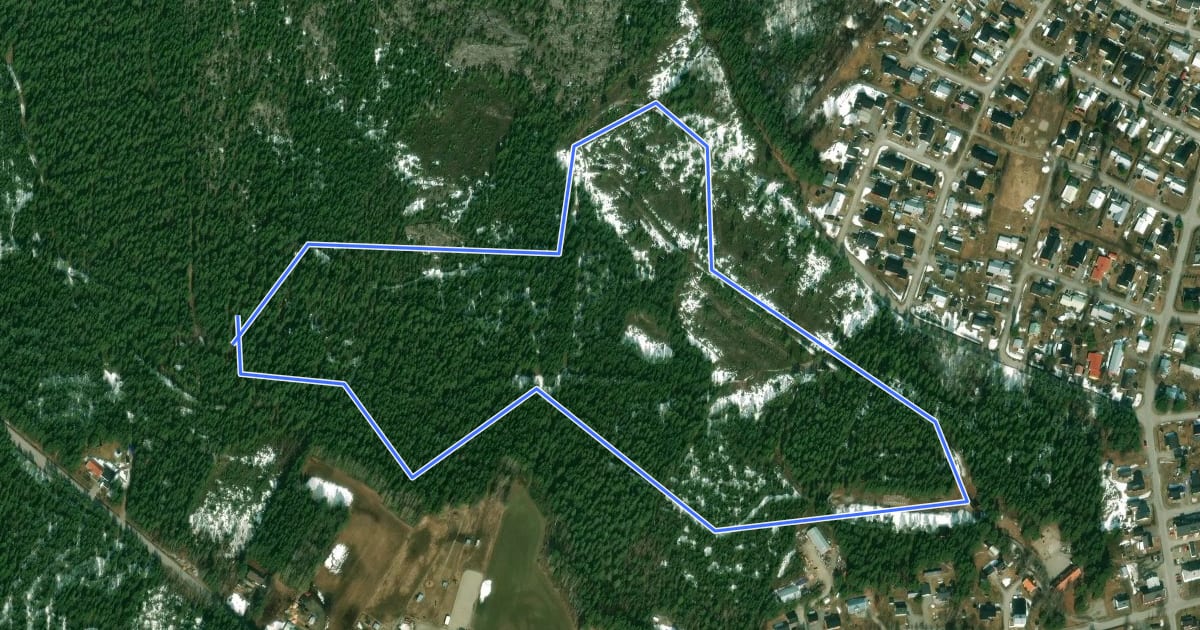 Маршрут Elljusspåret 2.2 km на спутниковом снимке