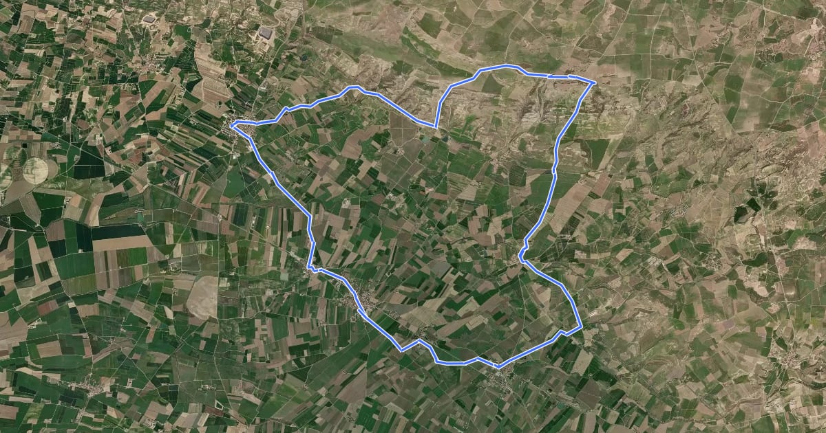 Маршрут Els Plans d'Almenara на спутниковом снимке