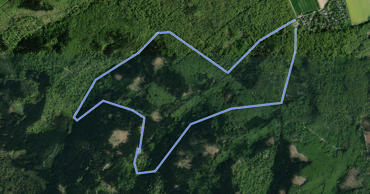 Маршрут Eltenweg на спутниковом снимке