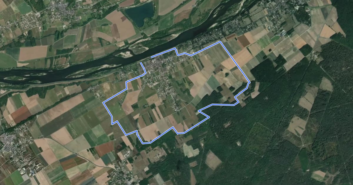 Маршрут En passant par la Maladrerie на спутниковом снимке