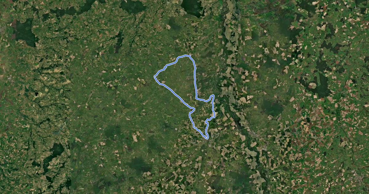 Маршрут En Passant par le Vignoble на спутниковом снимке