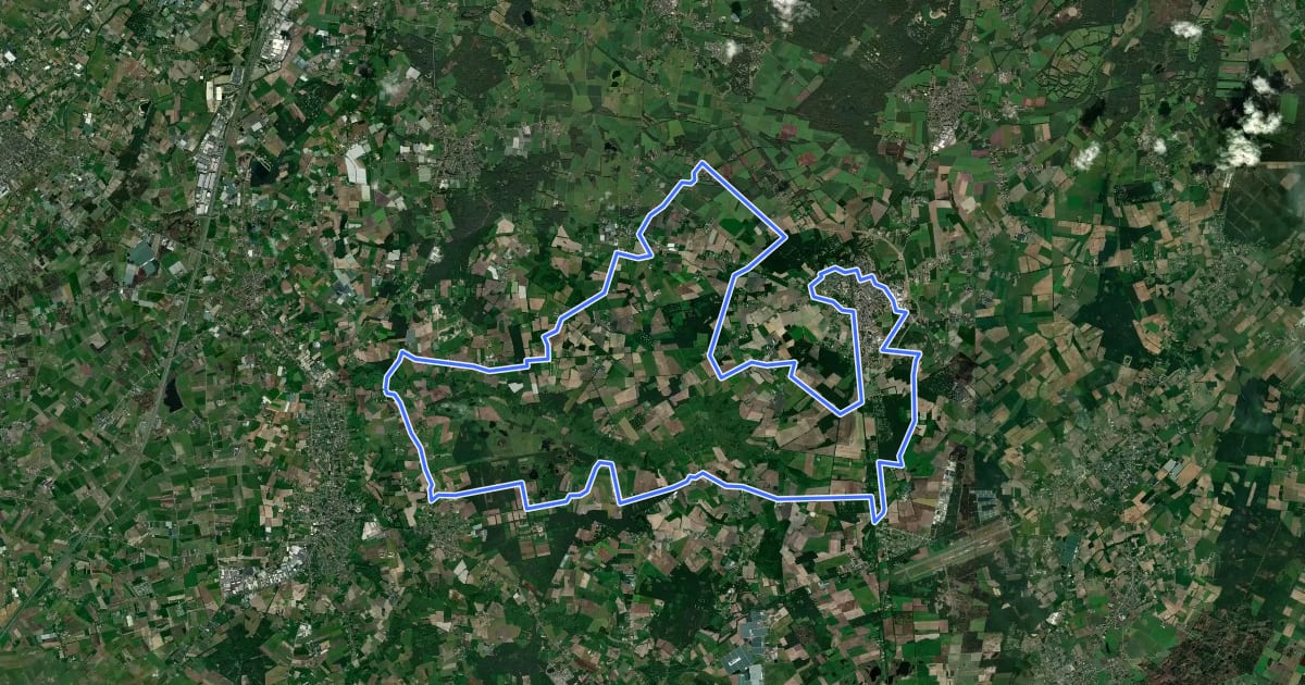 Маршрут Enclaveroute на спутниковом снимке