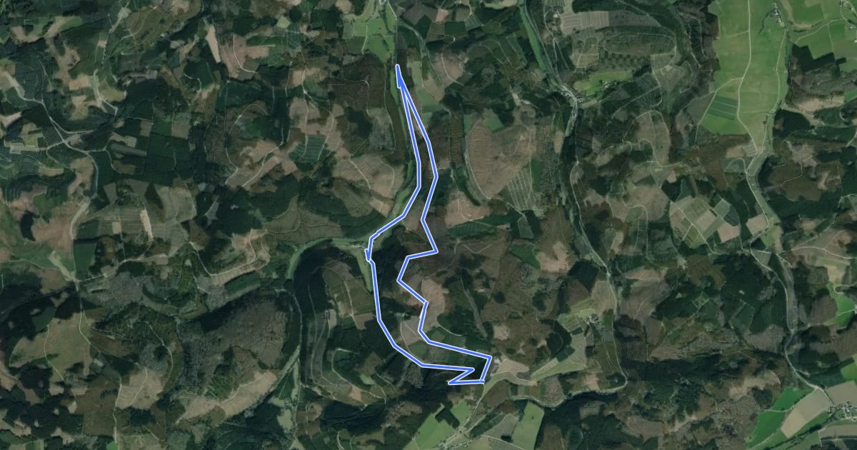 Маршрут Endorferhütte Rundwanderweg A5 на спутниковом снимке