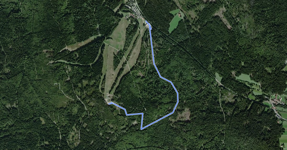 Маршрут Enduro 1 на спутниковом снимке
