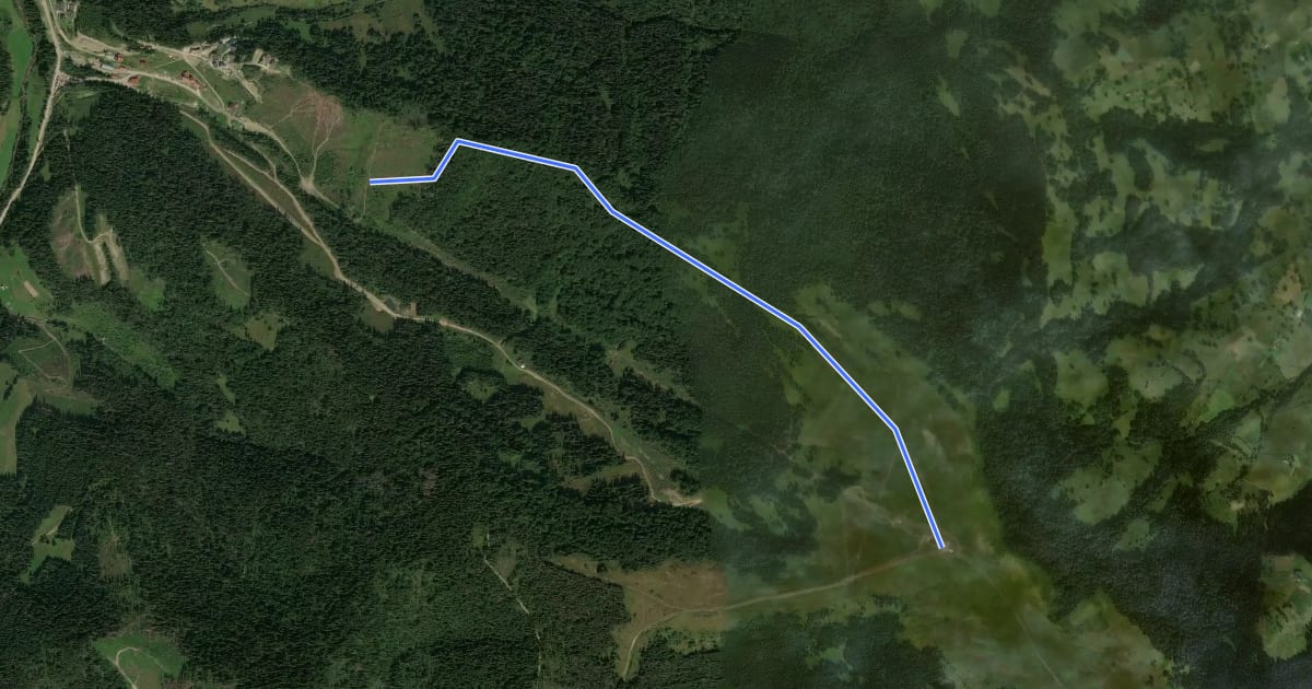 Маршрут Enduro на спутниковом снимке