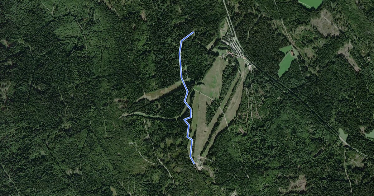 Маршрут Enduro 2 на спутниковом снимке