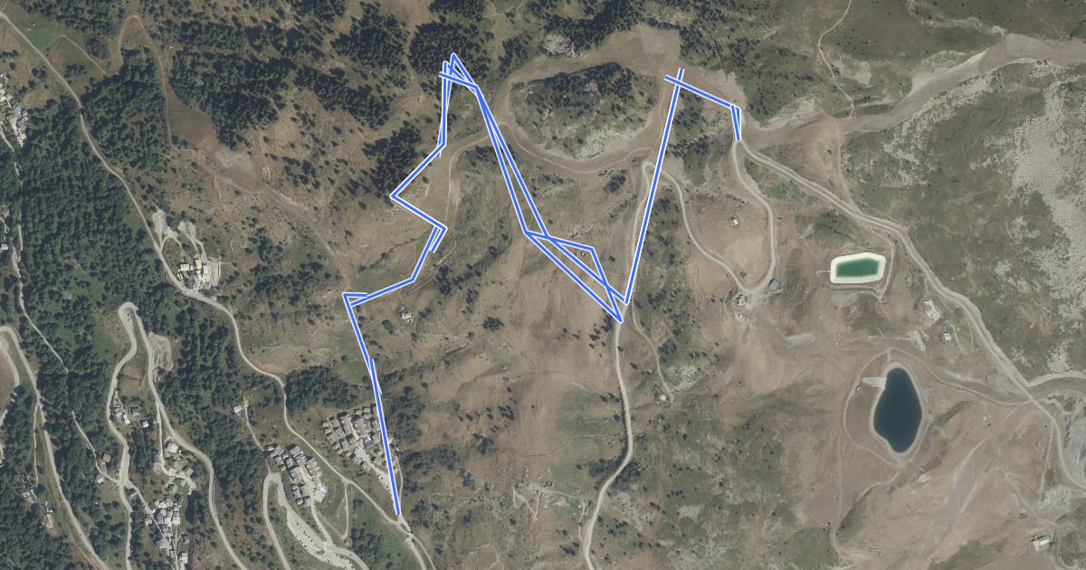 Маршрут Enduro 23 на спутниковом снимке