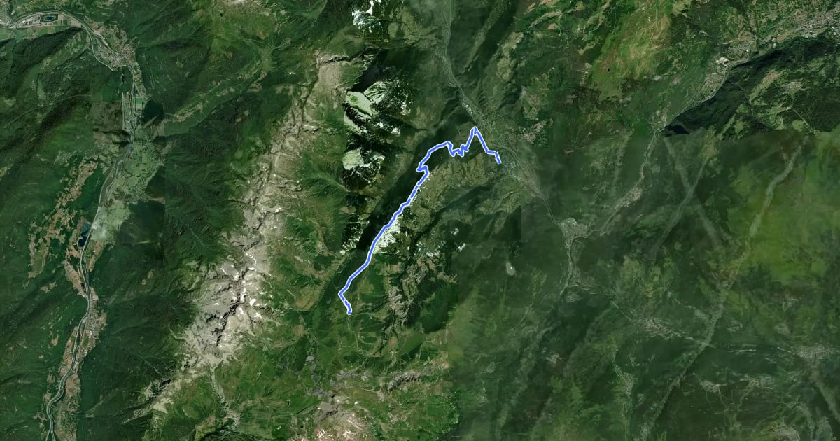 Маршрут Enduro des Thermes на спутниковом снимке