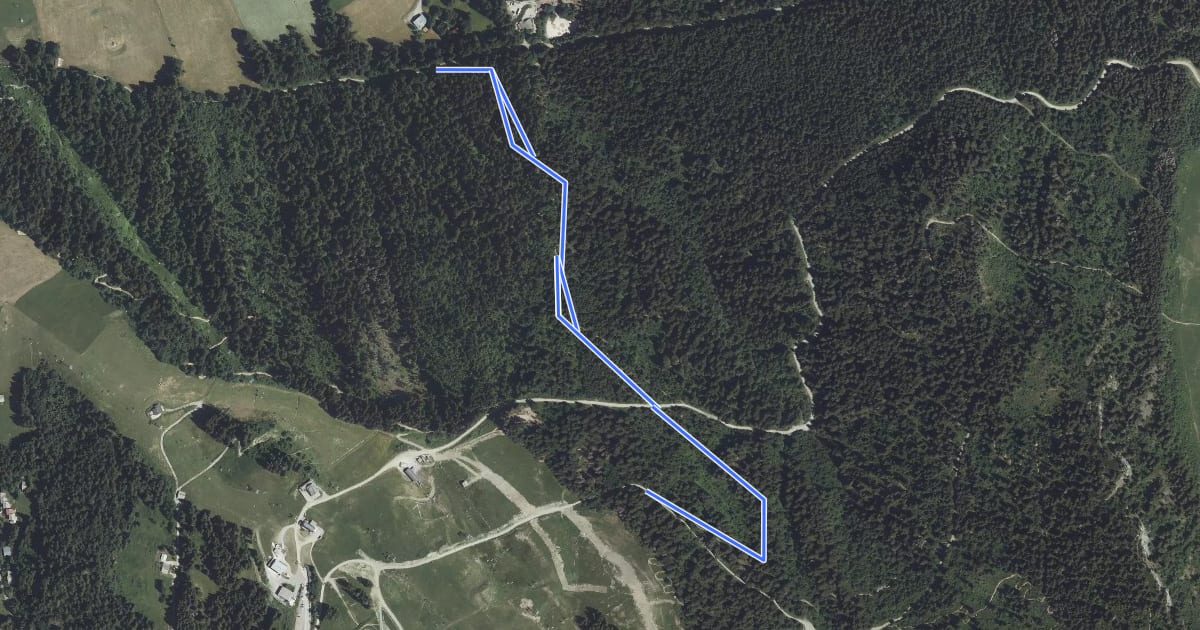 Маршрут Enduro du Bois du Plan на спутниковом снимке