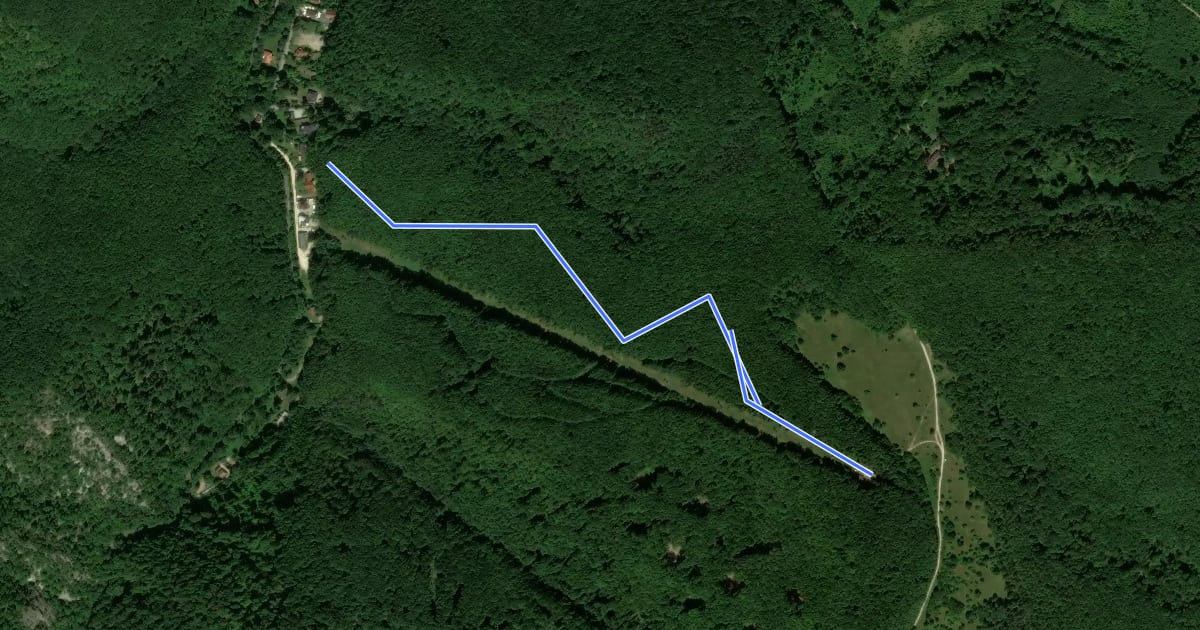 Маршрут Enduro Trail на спутниковом снимке