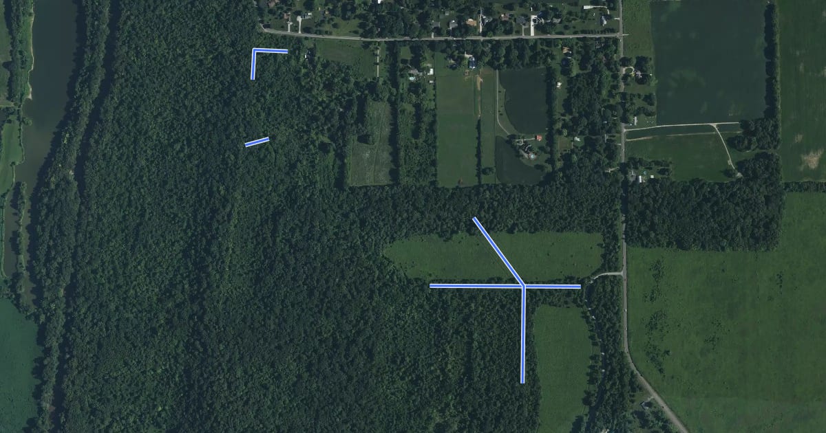 Маршрут Englewood Bridle Path на спутниковом снимке