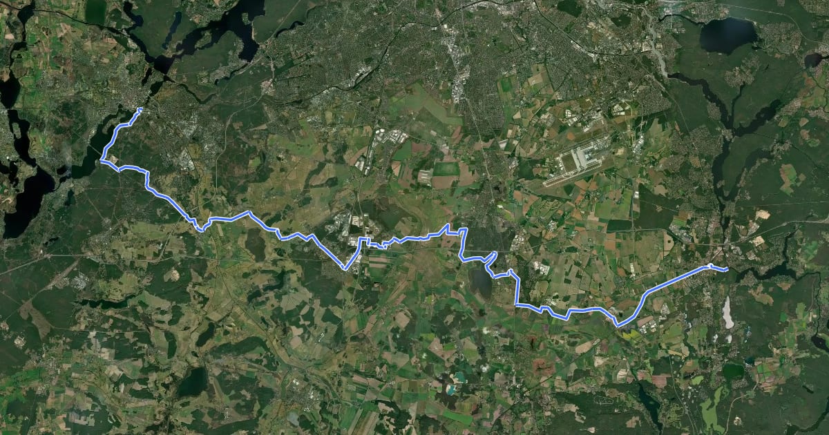 Маршрут Ernst-von-Stubenrauch-Weg на спутниковом снимке