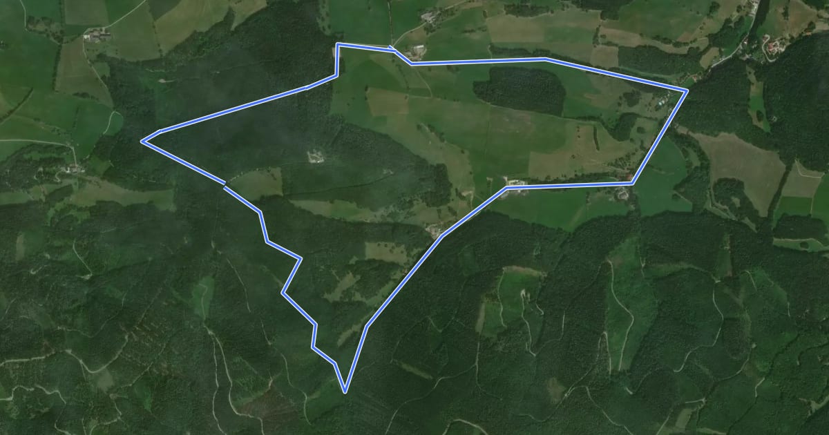 Маршрут Erweiterter Schneerosenweg на спутниковом снимке