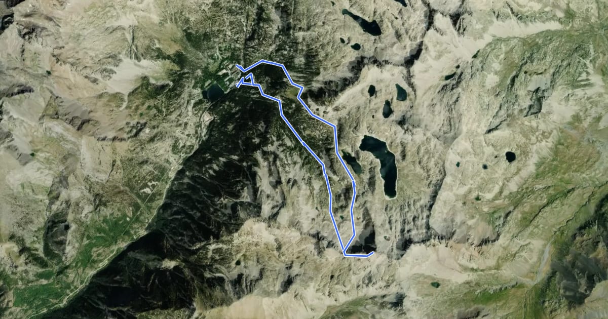 Маршрут esquí de montaña: Tablato на спутниковом снимке