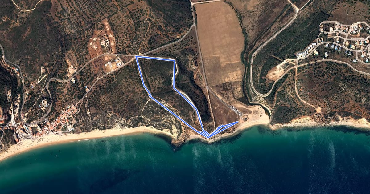 Маршрут Estação da Biodiversidade de Boca do Rio на спутниковом снимке