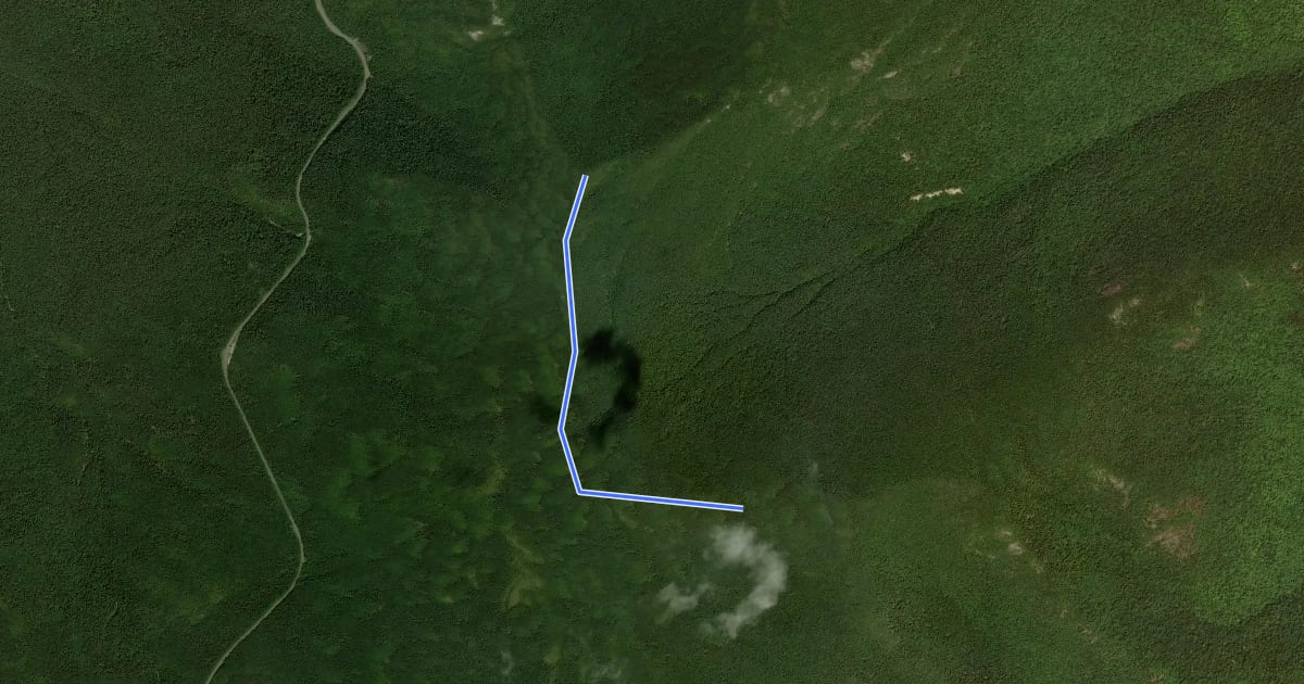 Маршрут Esther Trail на спутниковом снимке