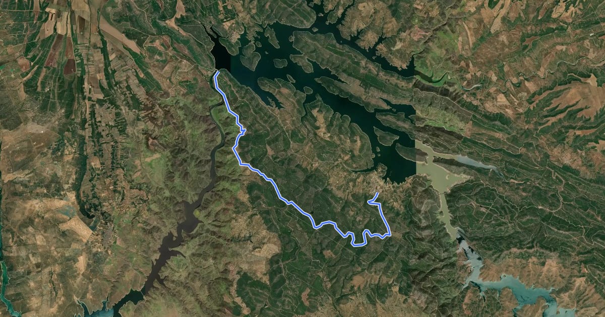 Маршрут Etapa 18: Helechosa de los Montes - Poblado de Gaudisa на спутниковом снимке