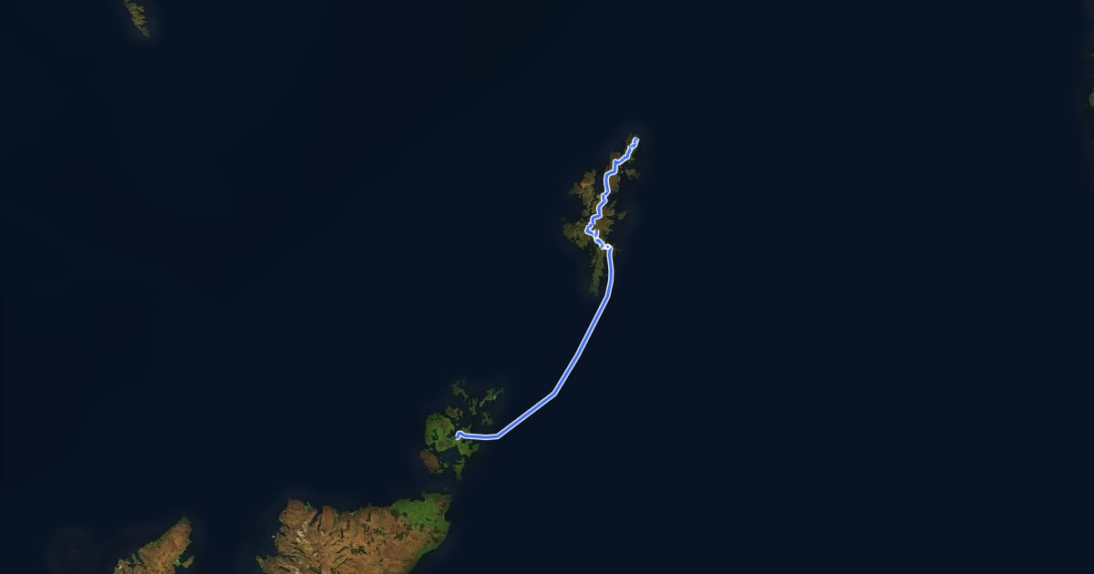 Маршрут EuroVelo 12 - North Sea Cycle Route - part United Kingdom 10 на спутниковом снимке