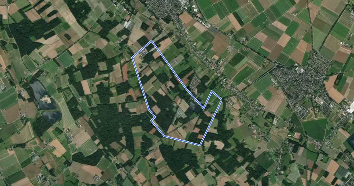 Маршрут Eyller See Rundweg A2 на спутниковом снимке
