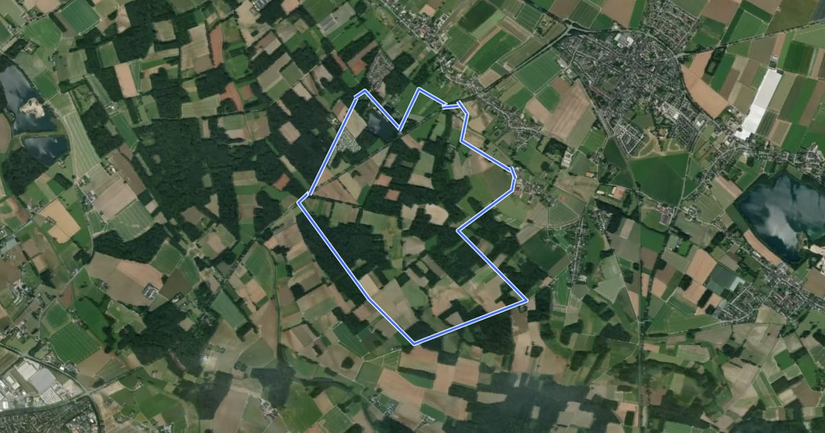 Маршрут Eyller See Rundweg A3 на спутниковом снимке