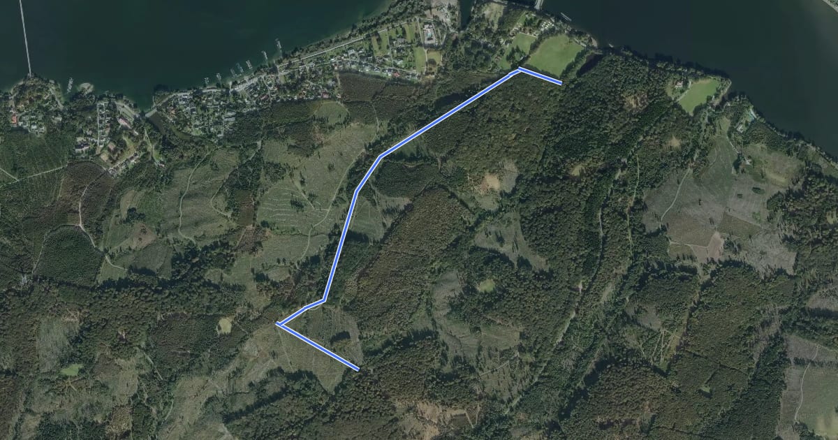 Маршрут Förmecketal Rundweg A5 на спутниковом снимке