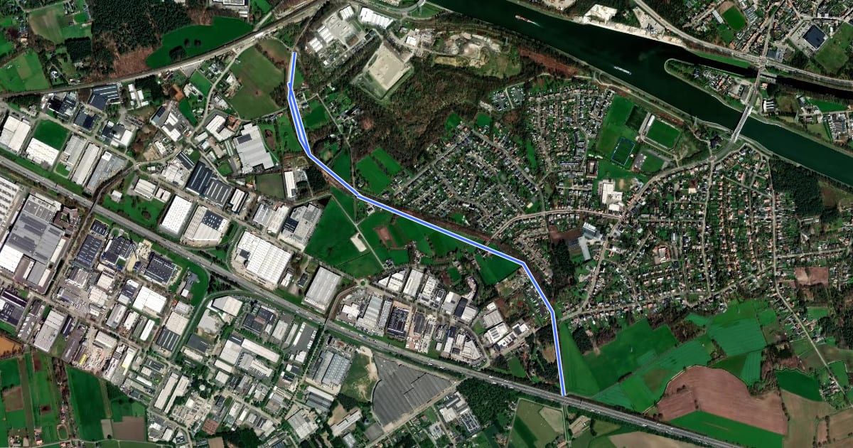 Маршрут F106 Fietssnelweg Herentals (wenslijn) на спутниковом снимке