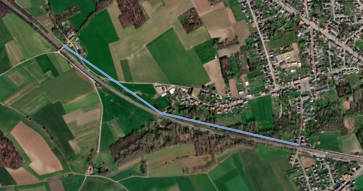 Маршрут F24 Fietssnelweg Vertrijk (wenslijn) на спутниковом снимке