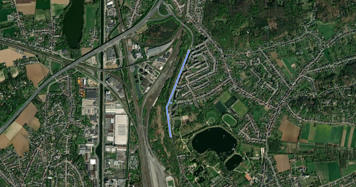 Маршрут F25 Fietssnelweg Leuven - Kessel-Lo (wenslijn) на спутниковом снимке