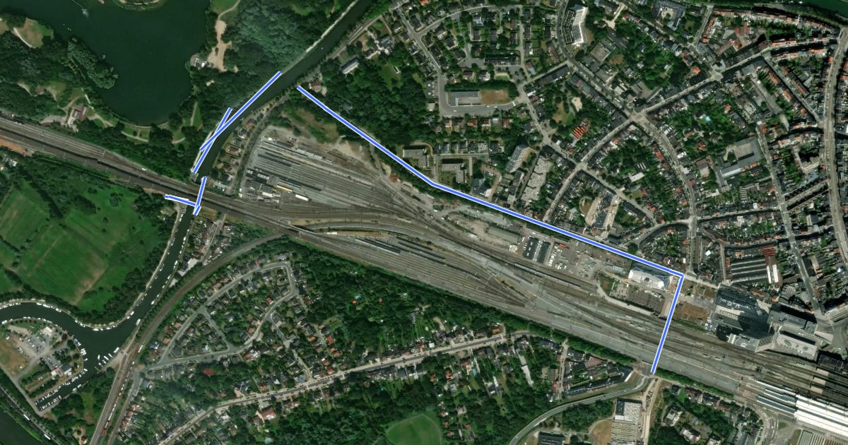 Маршрут F400 Fietssnelweg Gent-Sint-Pieters - Vissersdijk (omleiding) на спутниковом снимке