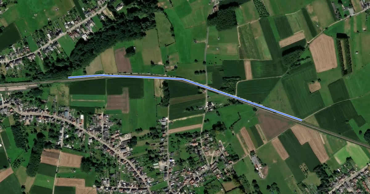 Маршрут F415 Fietssnelweg Haaltert на спутниковом снимке