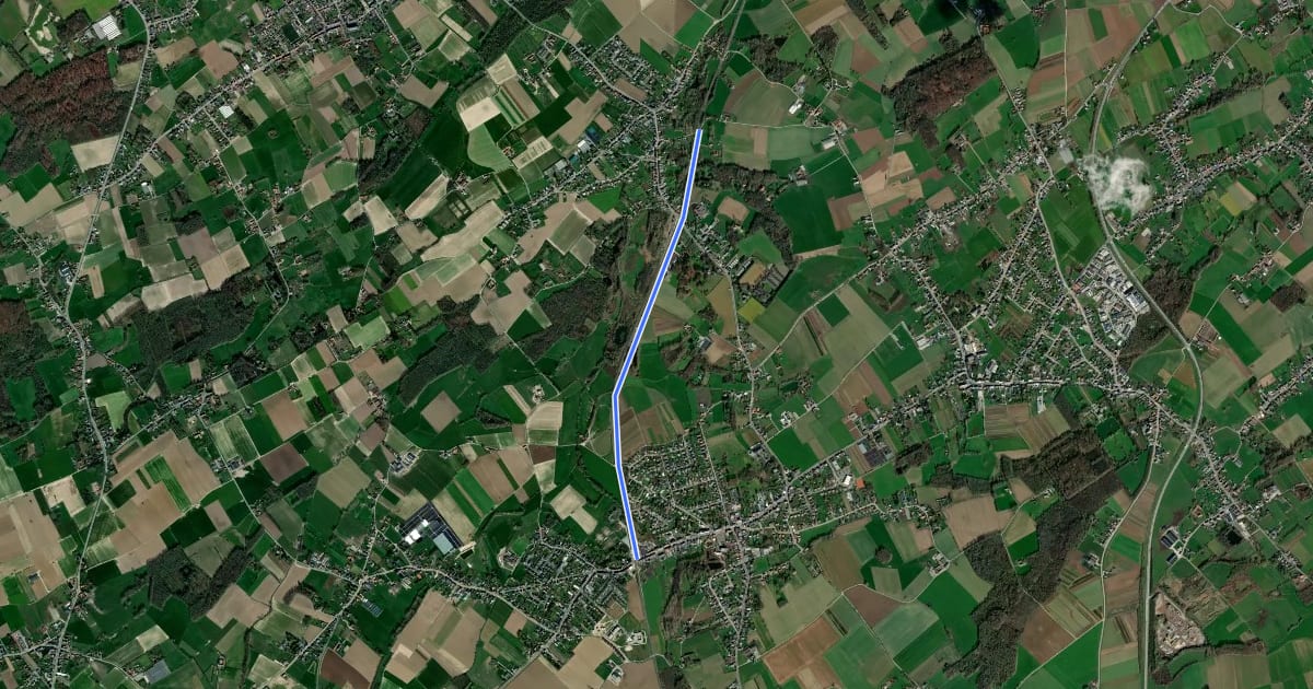 Маршрут F417 Fietssnelweg Moortsele - Scheldewindeke на спутниковом снимке