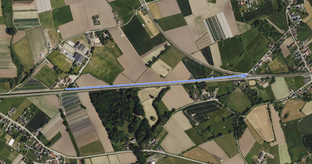 Маршрут F44 Fietssnelweg Kapelle-op-den-Bos (wenslijn) на спутниковом снимке