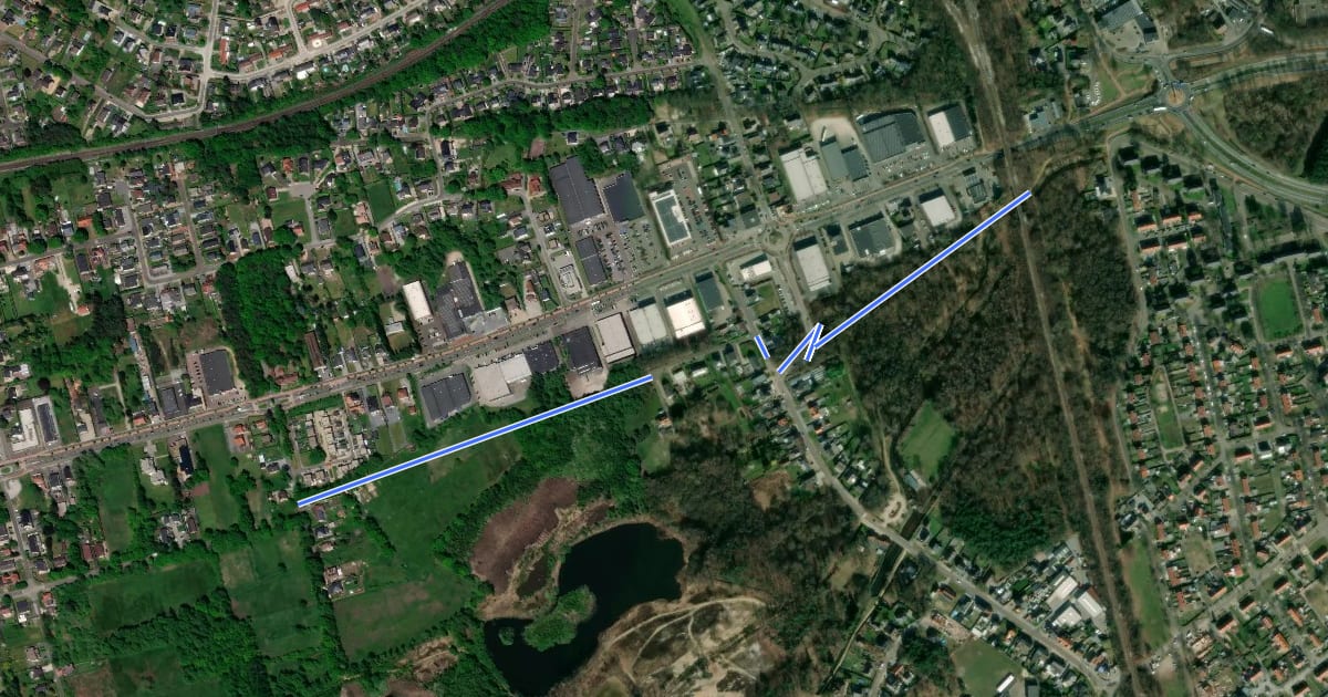 Маршрут F701 Fietssnelweg Genk (wenslijn) на спутниковом снимке