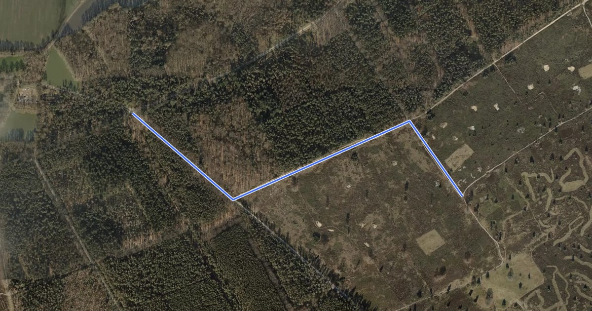 Маршрут F75-F77 на спутниковом снимке