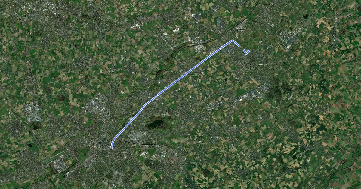 Маршрут F7alt Fietssnelweg Waregem - Harelbeke (omleiding) на спутниковом снимке
