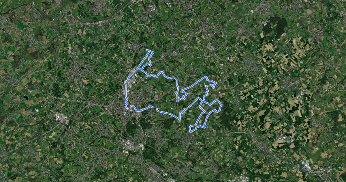 Маршрут Faluintjesroute на спутниковом снимке
