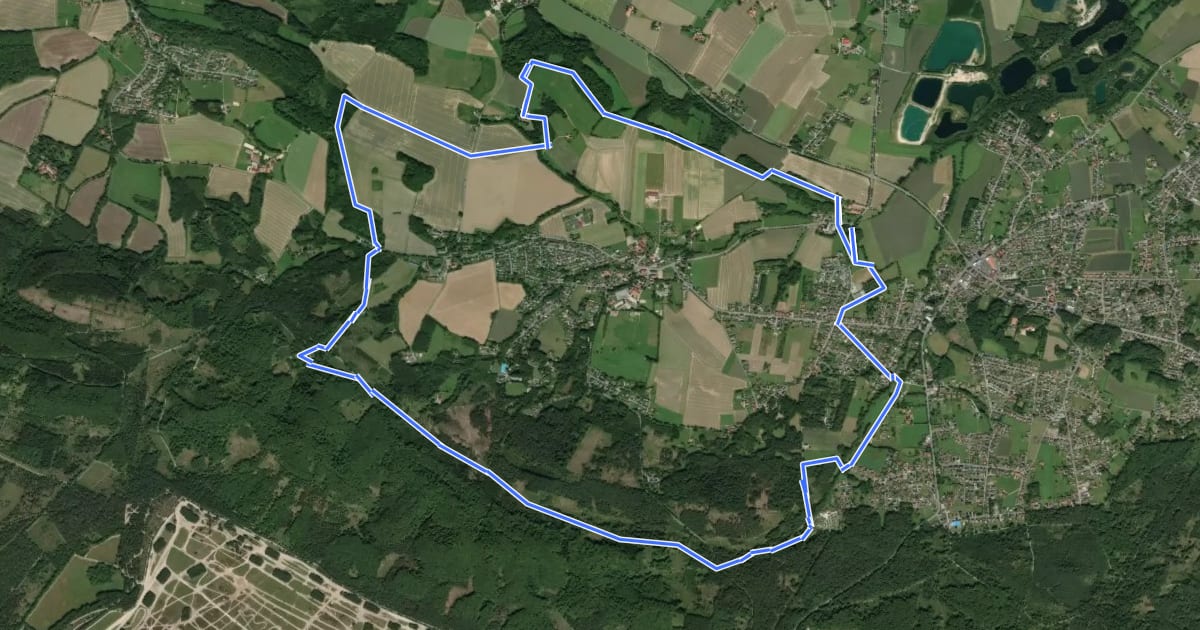 Маршрут Familienwanderweg на спутниковом снимке