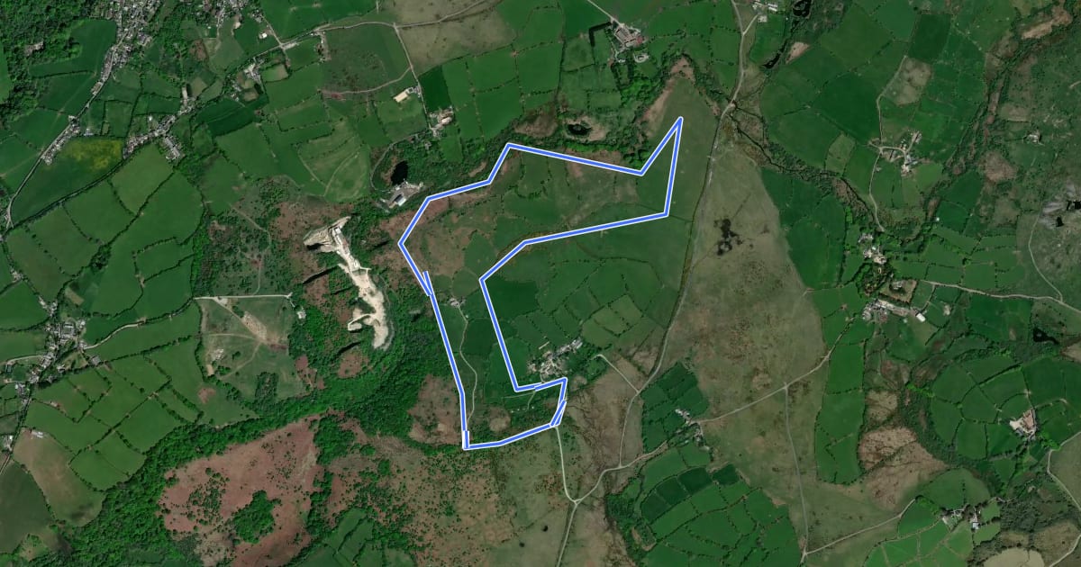Маршрут Farm Trail на спутниковом снимке