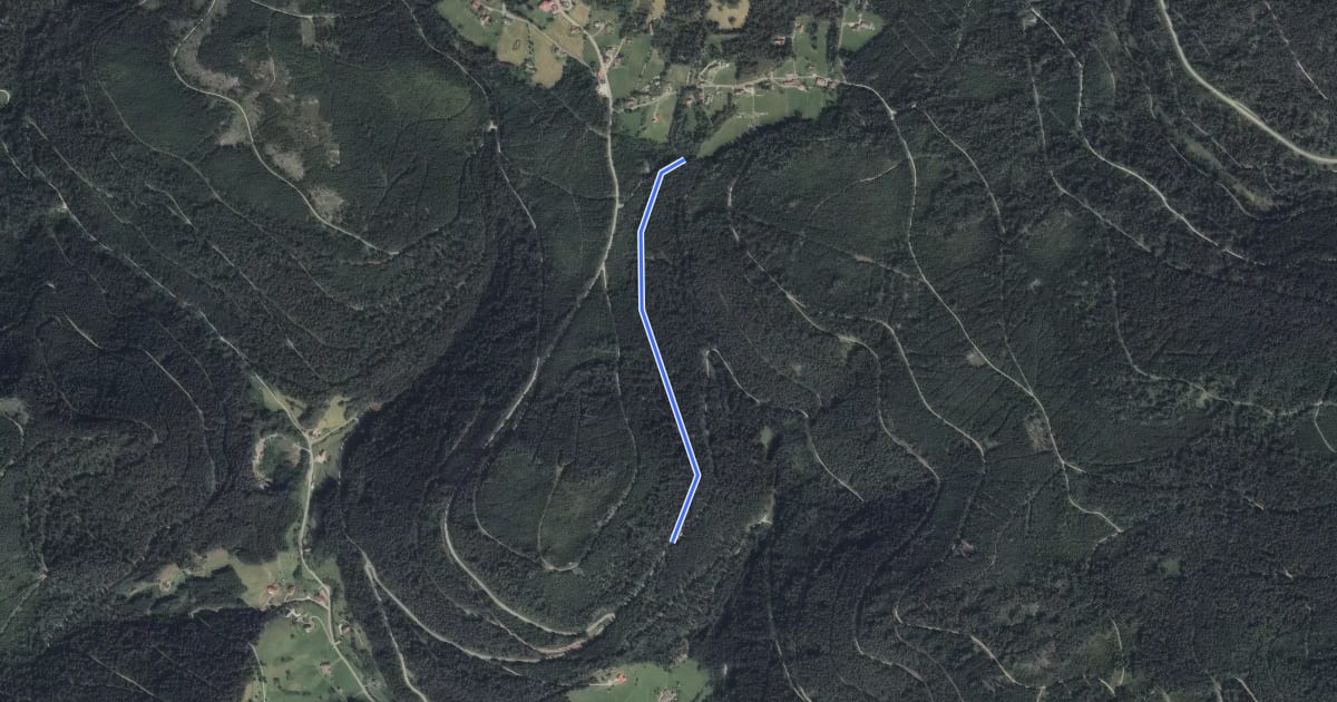 Маршрут Farrenhalde - Rimbach Kläranlage на спутниковом снимке
