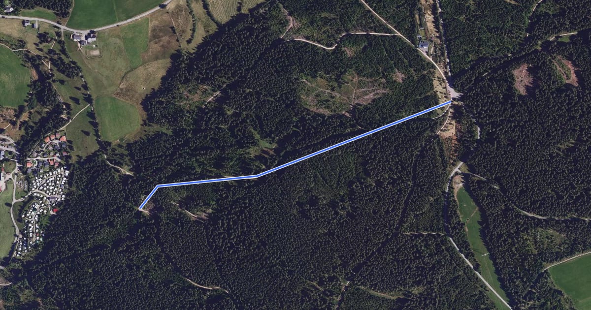 Маршрут Faulenfürster Eck - Mühlenweg Spannerhausweg на спутниковом снимке
